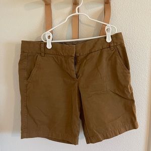 Jcrew chino shorts, size 8